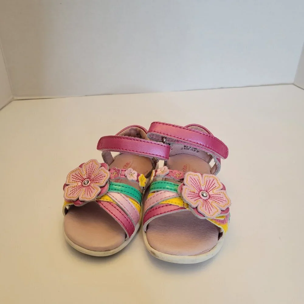 Life Stride Pink Floral Sandals - Size 4